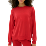 Andie Fleece Sweatshirt Pirate Red
