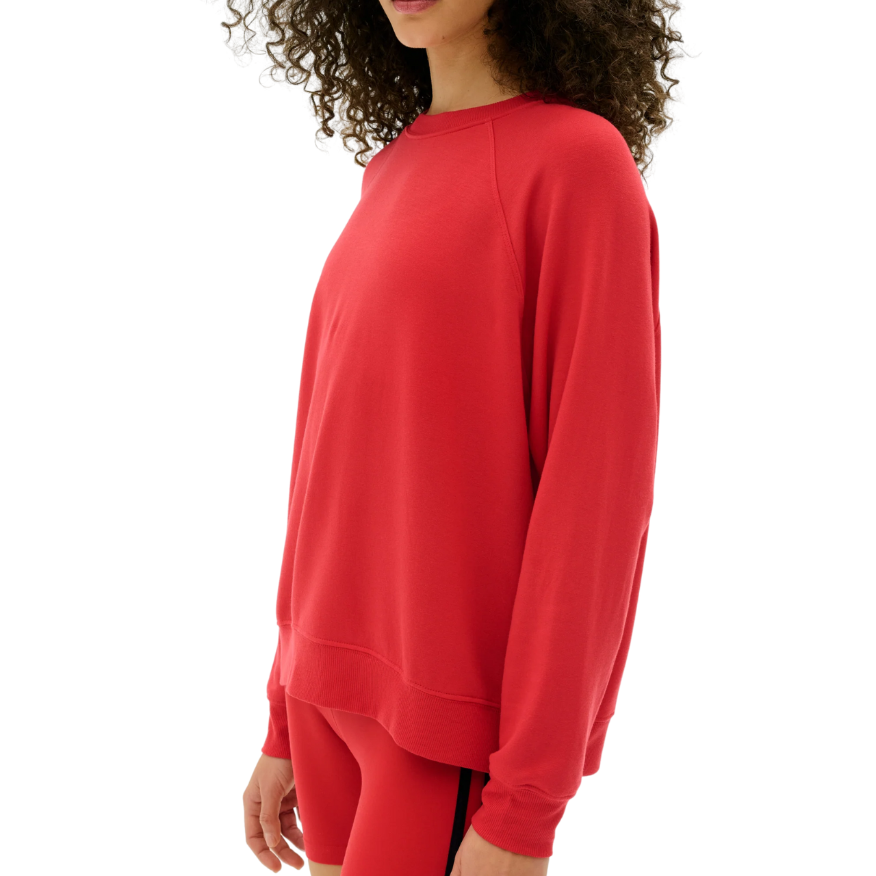 Andie Fleece Sweatshirt Pirate Red