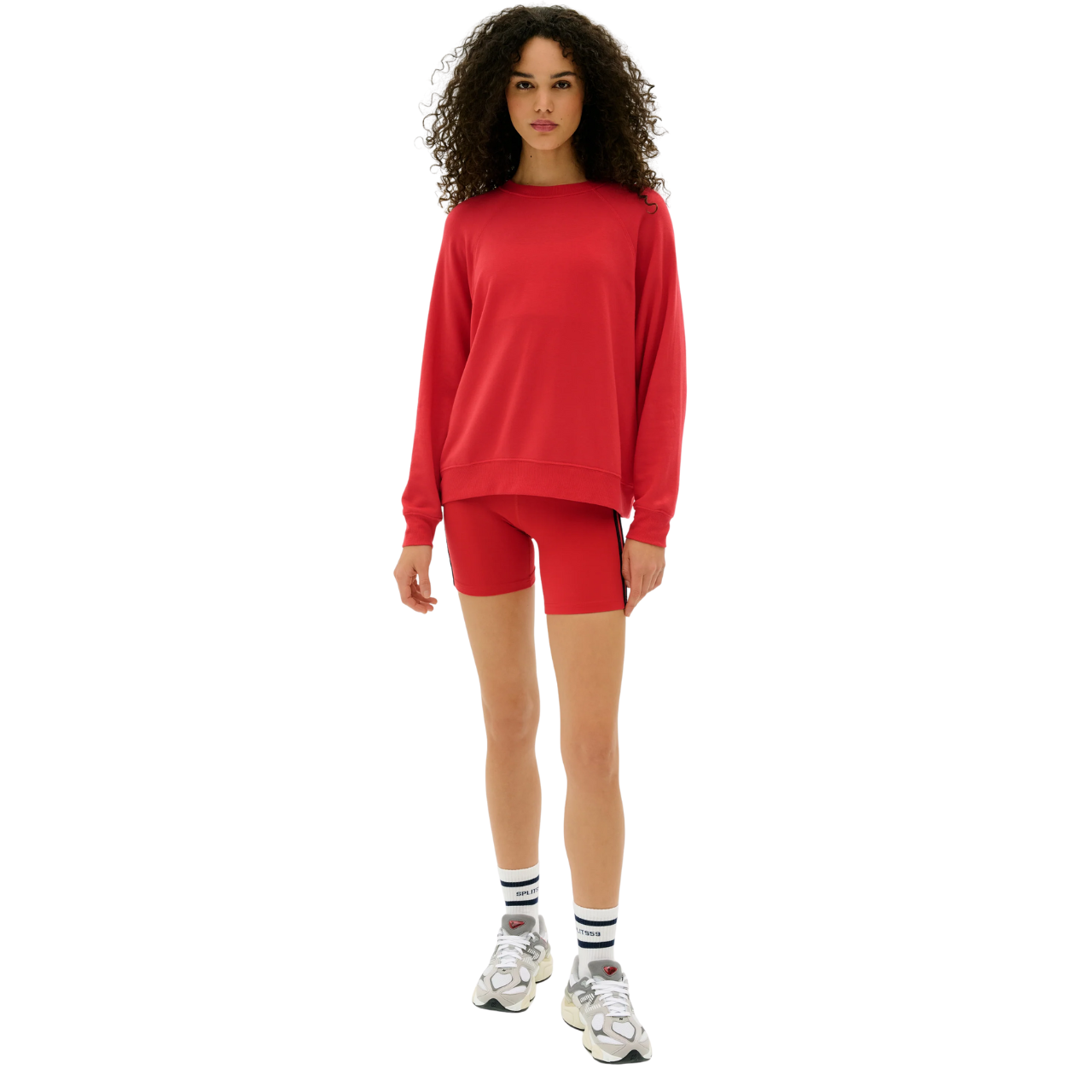 Andie Fleece Sweatshirt Pirate Red