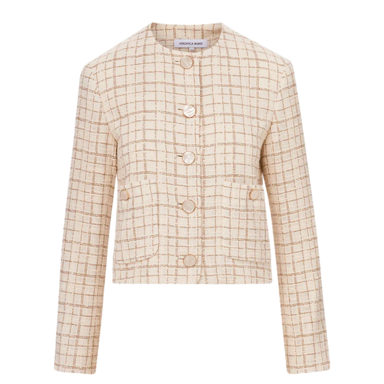 Andrea Jacket Dove Gold Lurex