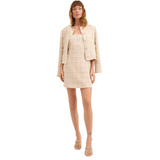 Andrea Jacket Dove Gold Lurex