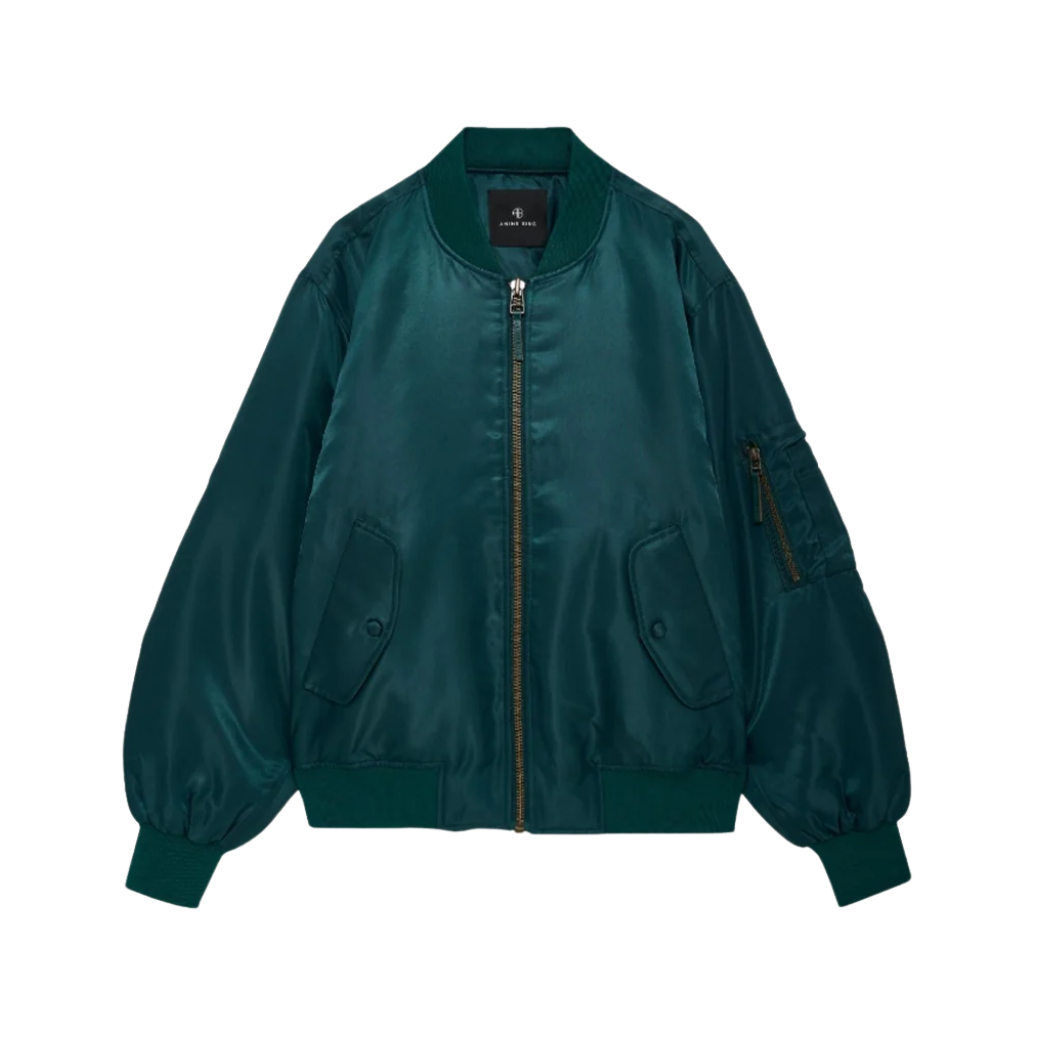 Leon Bomber Jacket Emerald