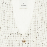 Anitta Jacket Cream-Black Tweed