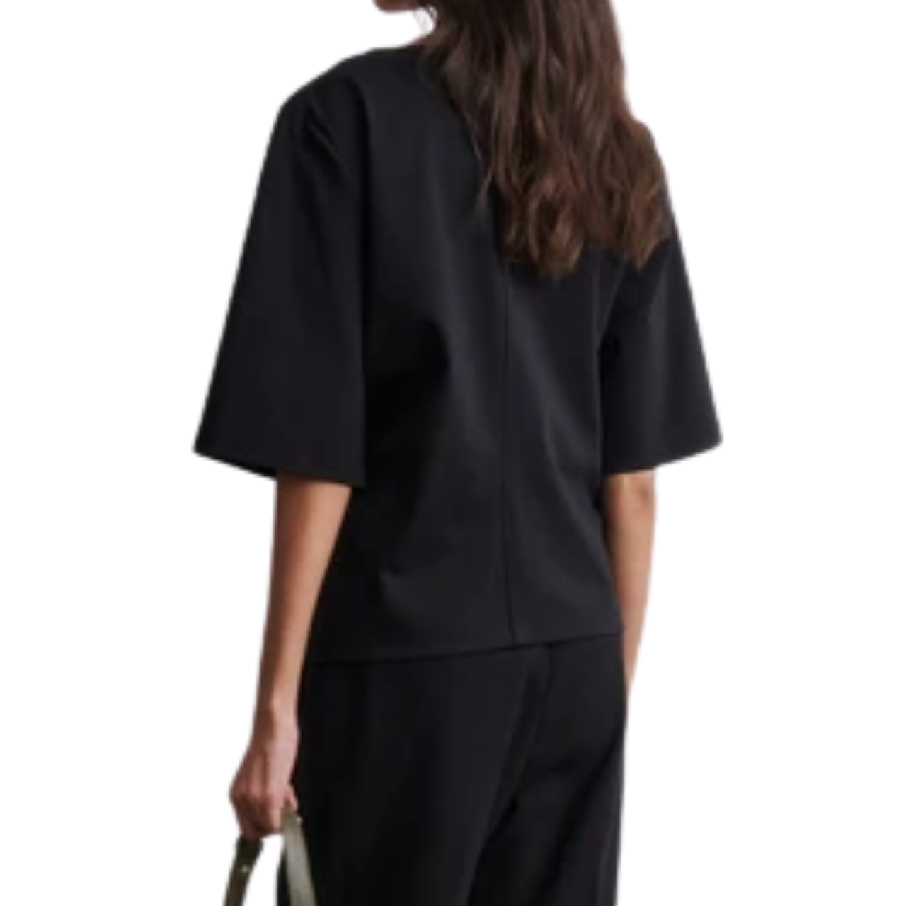 Arkai Drape Tee Black