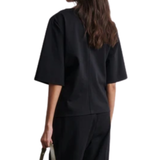 Arkai Drape Tee Black