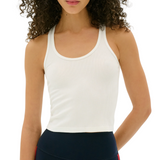Ashby Rib Tank White