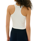 Ashby Rib Tank White