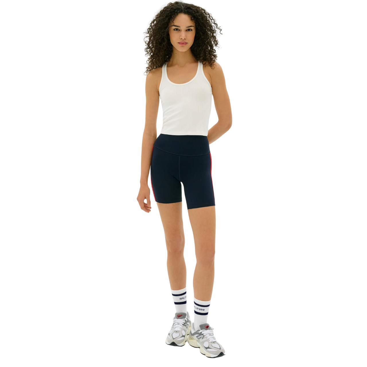 Ashby Rib Tank White