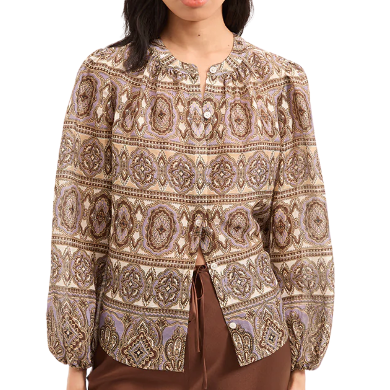 Ashlynn Top Stone Khaki