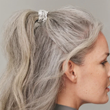Back To Basics Skinny Scrunchies Silver