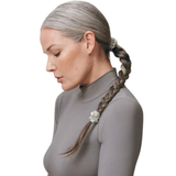 Back To Basics Skinny Scrunchies Silver