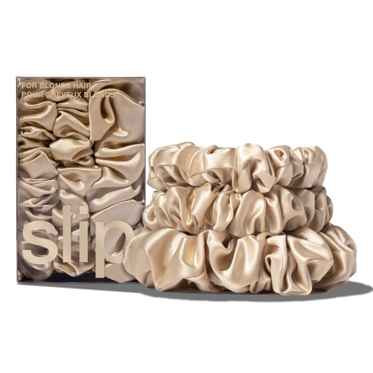 Back to Basics Midi-Large Scrunchie Set Blonde