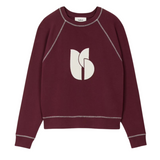 Baggy Sweatshirt Aubergine