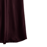 Bar Silk Skirt Bordeaux