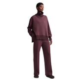 Barker High Neck Sweat Deep Mahogany