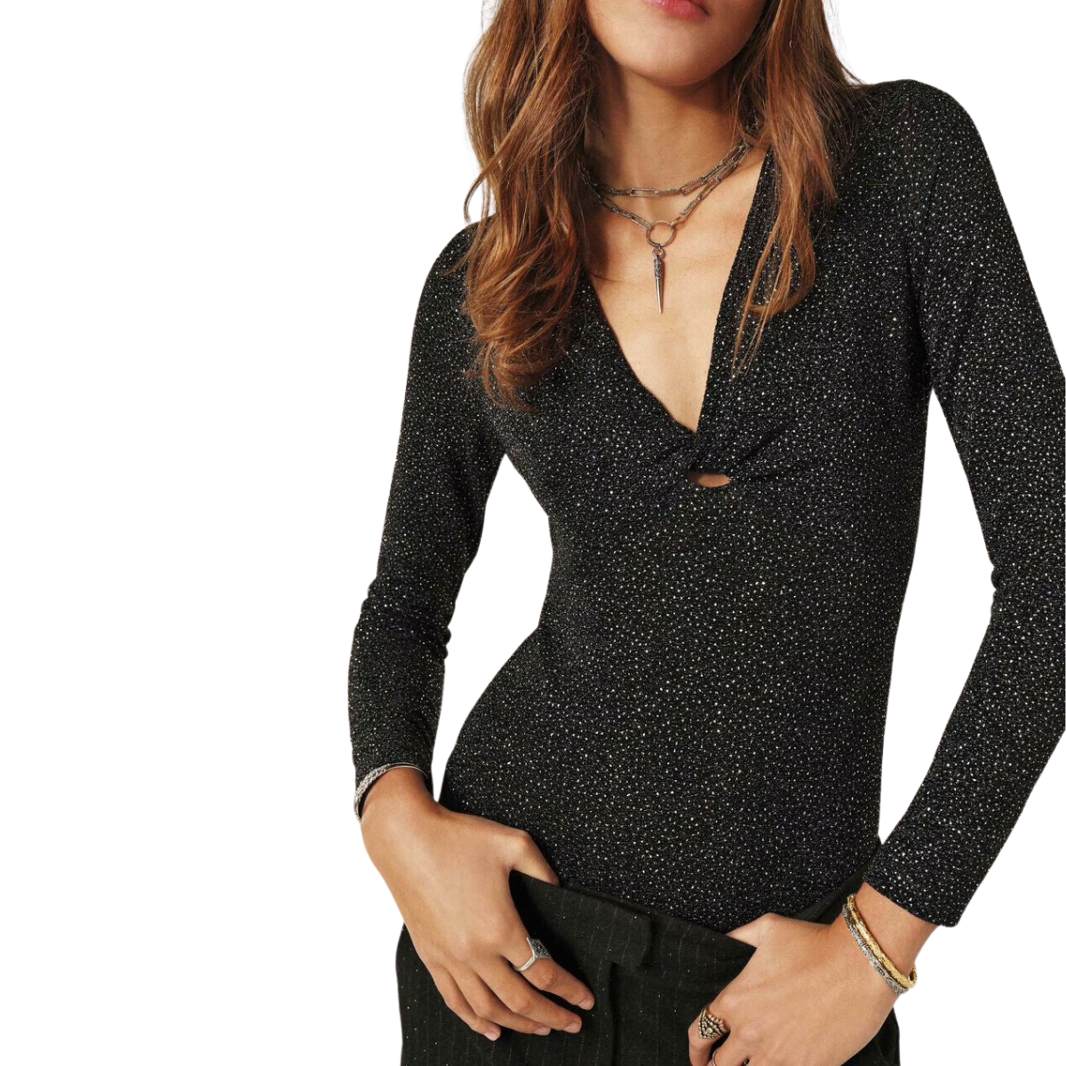 Basile Bodysuit Black