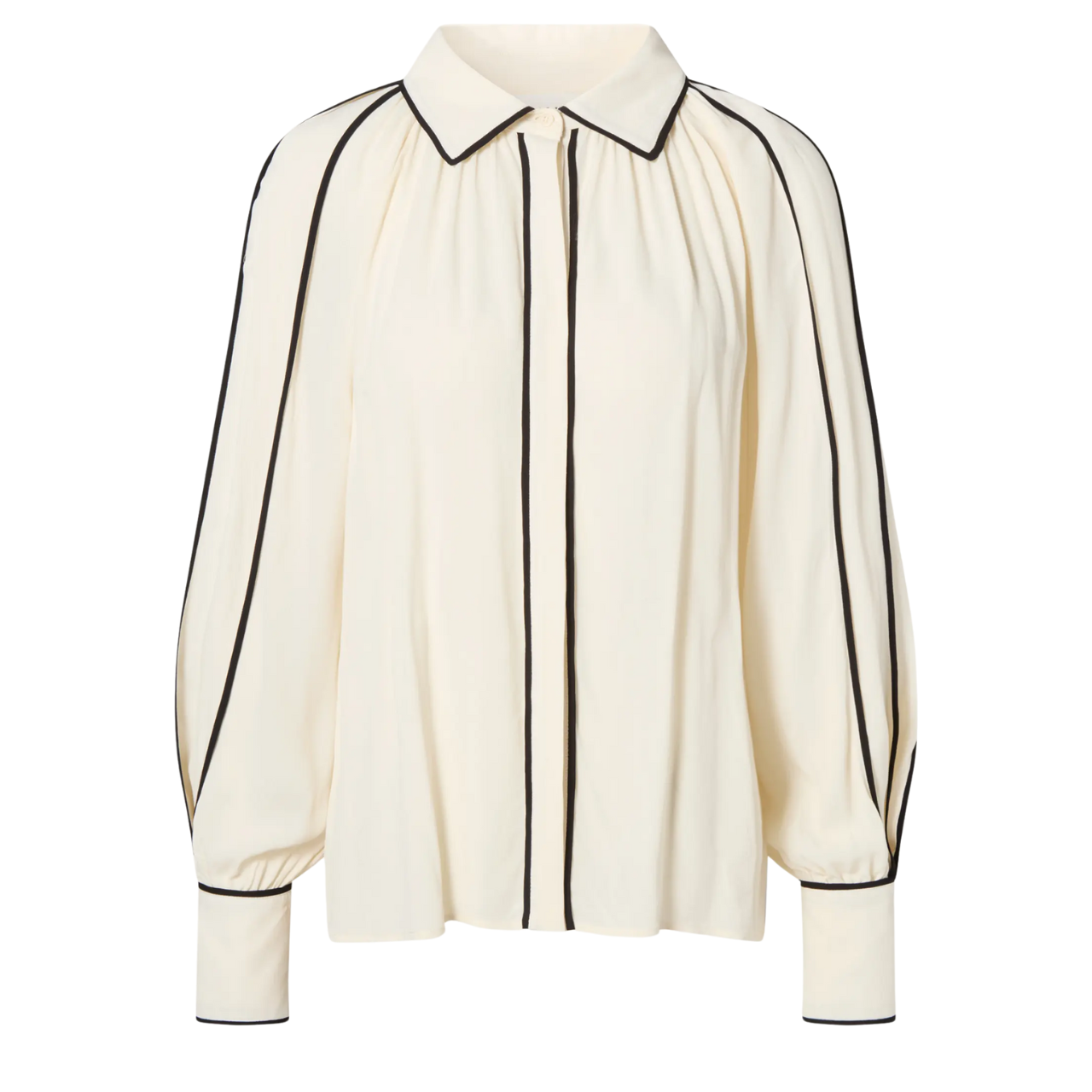 Bea Chiffon Blouse Vanilla