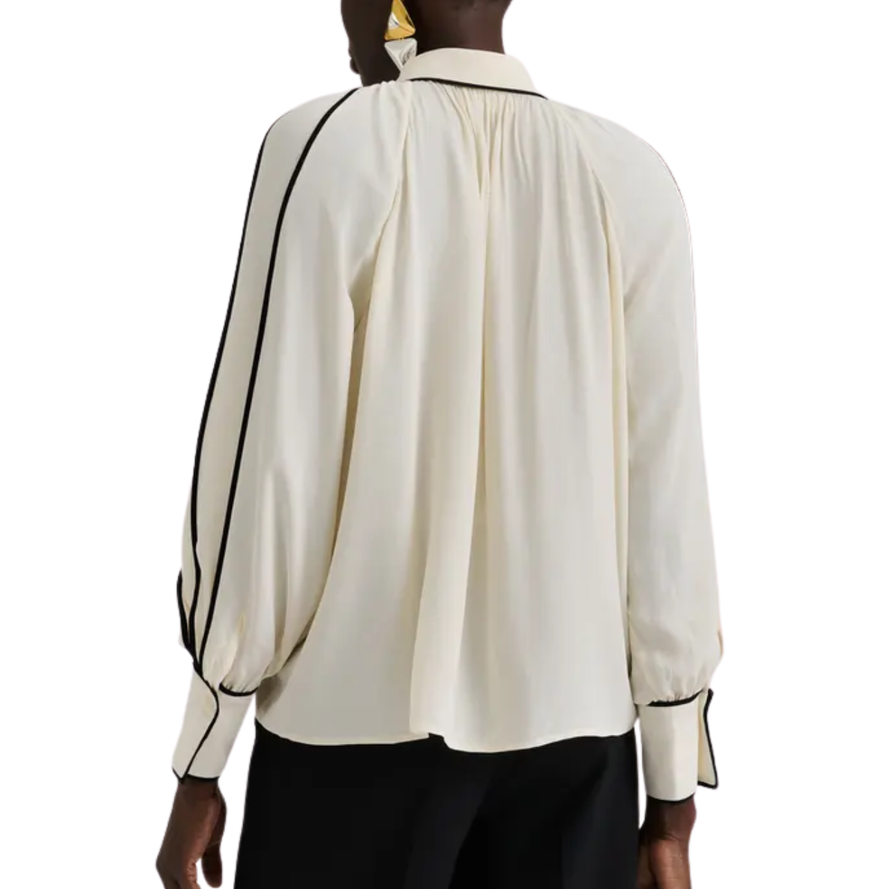 Bea Chiffon Blouse Vanilla