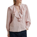 Becka Frill Shirt Rose