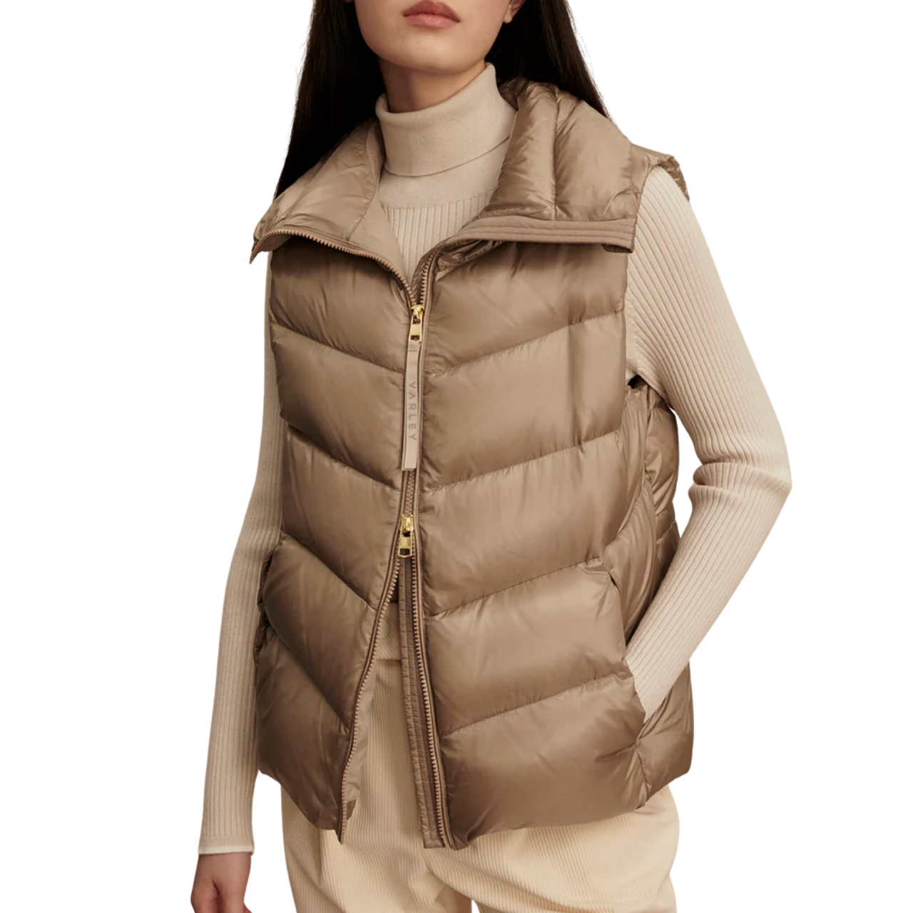 Bextotr Down Gilet Taupe