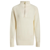 Billie Half Zip Knit Egret