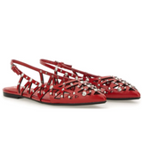 Bizarre Red Sling Back