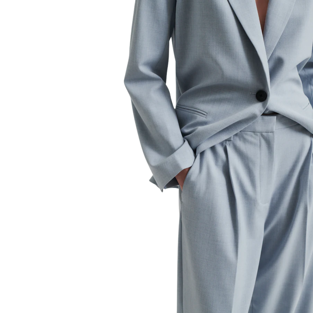 Bluie Trouser Cashmere Blue