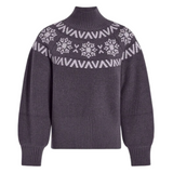 Bowen Fairisle Pullover Grey Marl