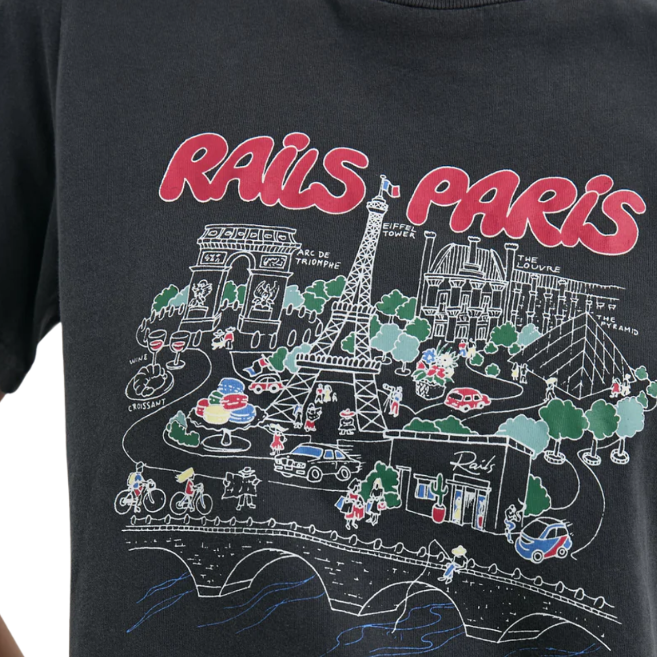 Boyfriend Tee Paris Map