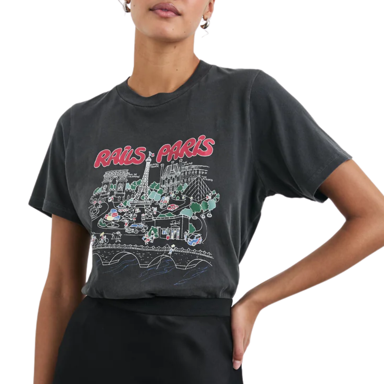 Boyfriend Tee Paris Map
