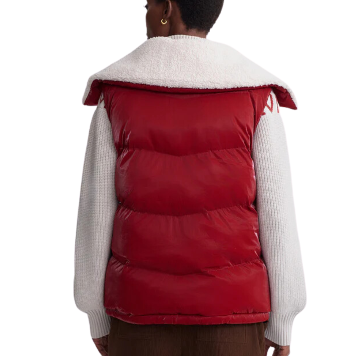 Brock Puffer Gilet Red