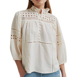 Brunie Blouse Ecru