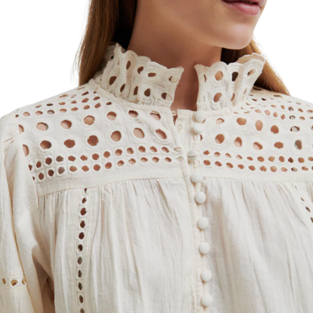Brunie Blouse Ecru