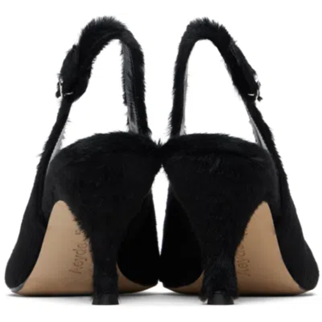 Carla Pony Hair Pumps Black