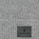 Carley Cashmere Beanie Grey