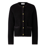 Carly Wool Blend Cardigan Black