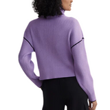 Carmen Rib Knit Mauve Smoke