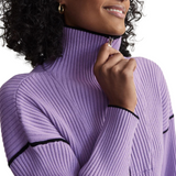 Carmen Rib Knit Mauve Smoke