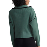 Carmen Rib Knit Smoke Pine