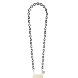 Cassy Black Long Chain 120cm