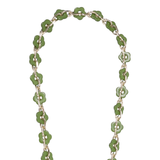 Cassy Khaki Fleurs Long Chain 120cm