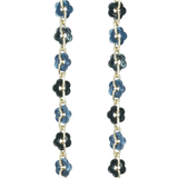 Cassy Long Blue Fleurs Chain 120cm