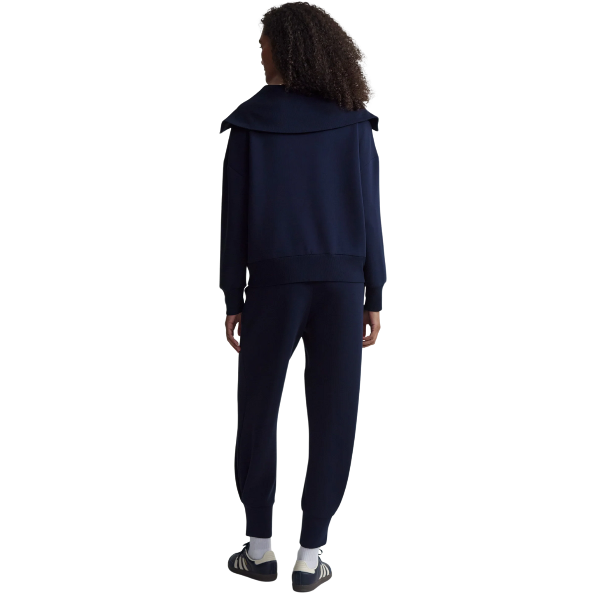 Catherine Half Zip Sweat Navy