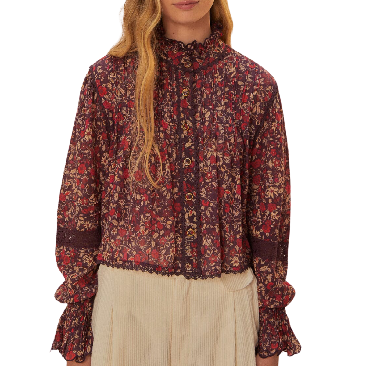 Chelsea Garden Purple Blouse