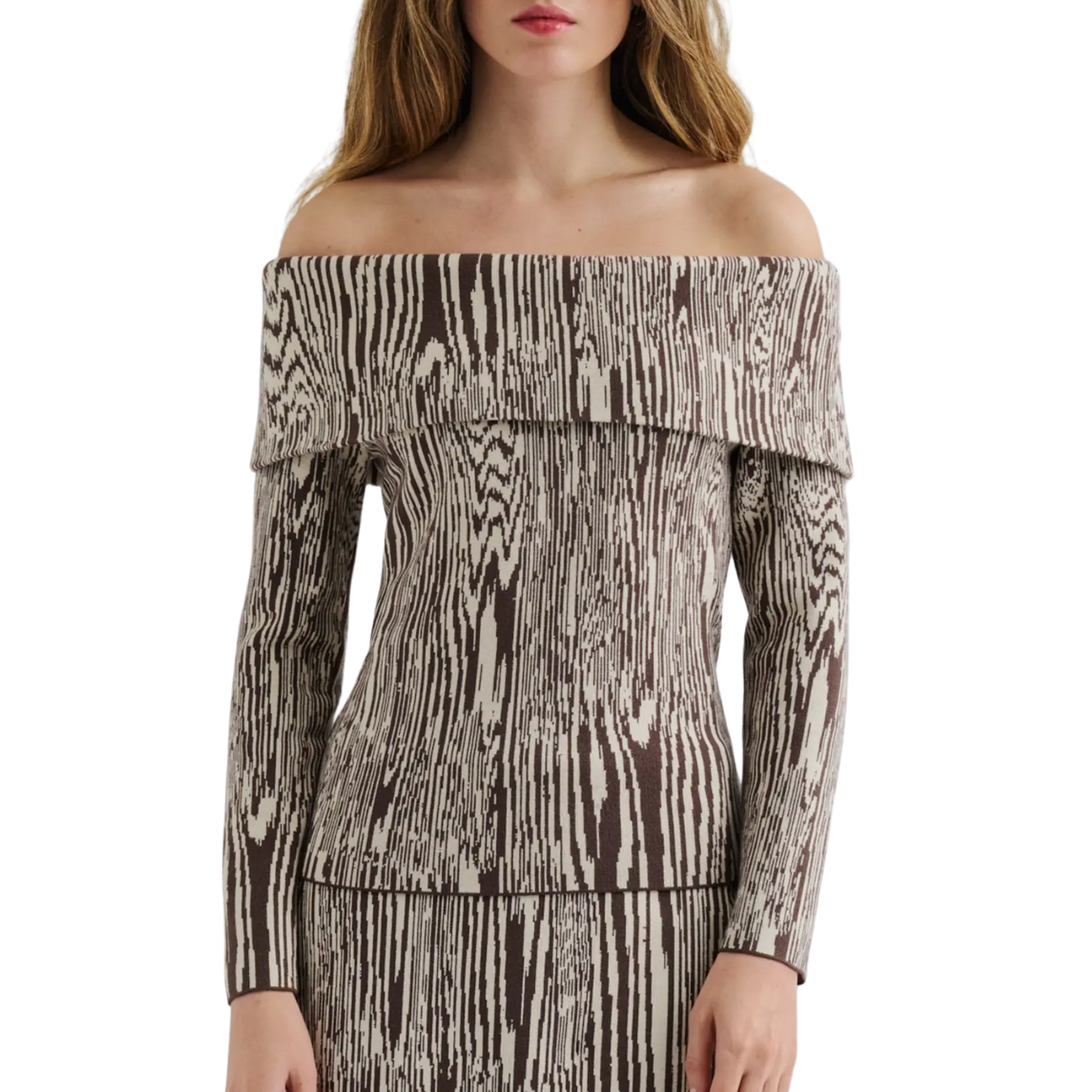 Cirella Off Shoulder Top Moire
