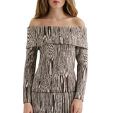 Cirella Off Shoulder Top Moire