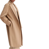 Classic Straight Coat Camel