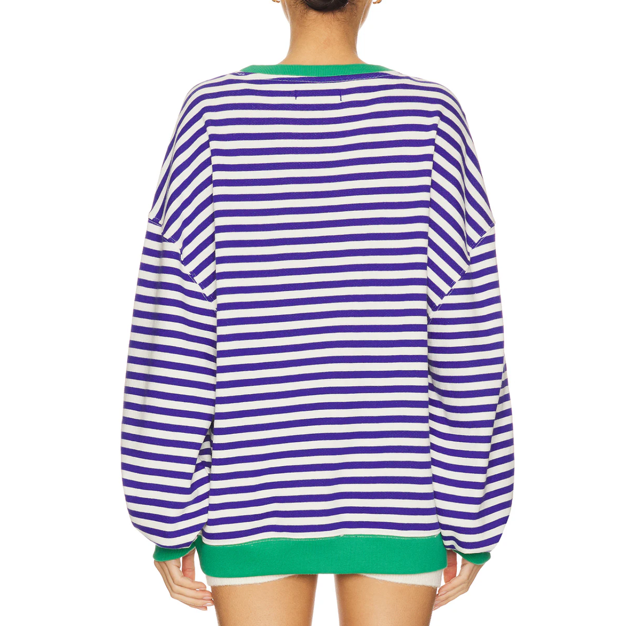 Classic Striped Crew Sand Dollar