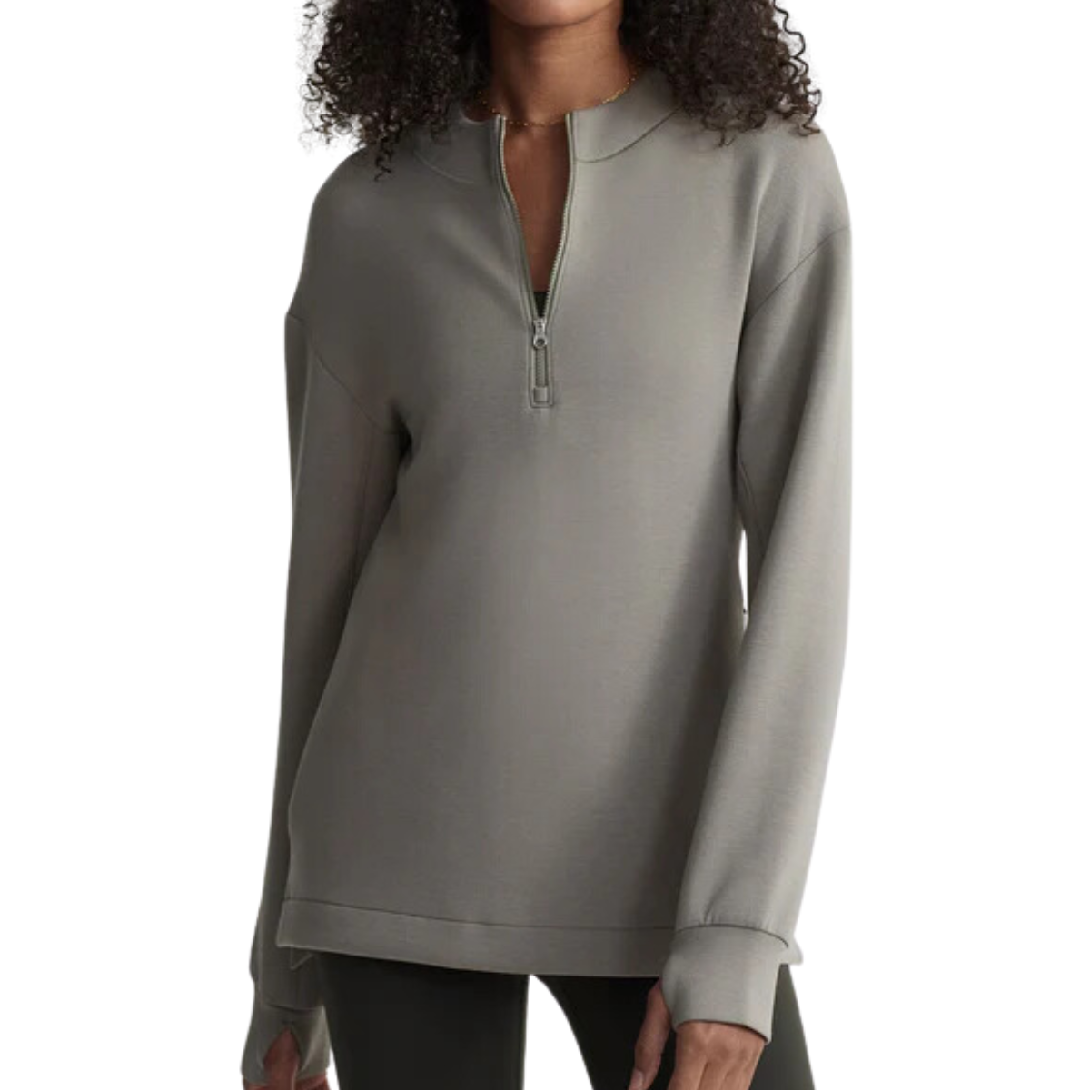 Cleo Half Zip Midlayer Gravity Sage