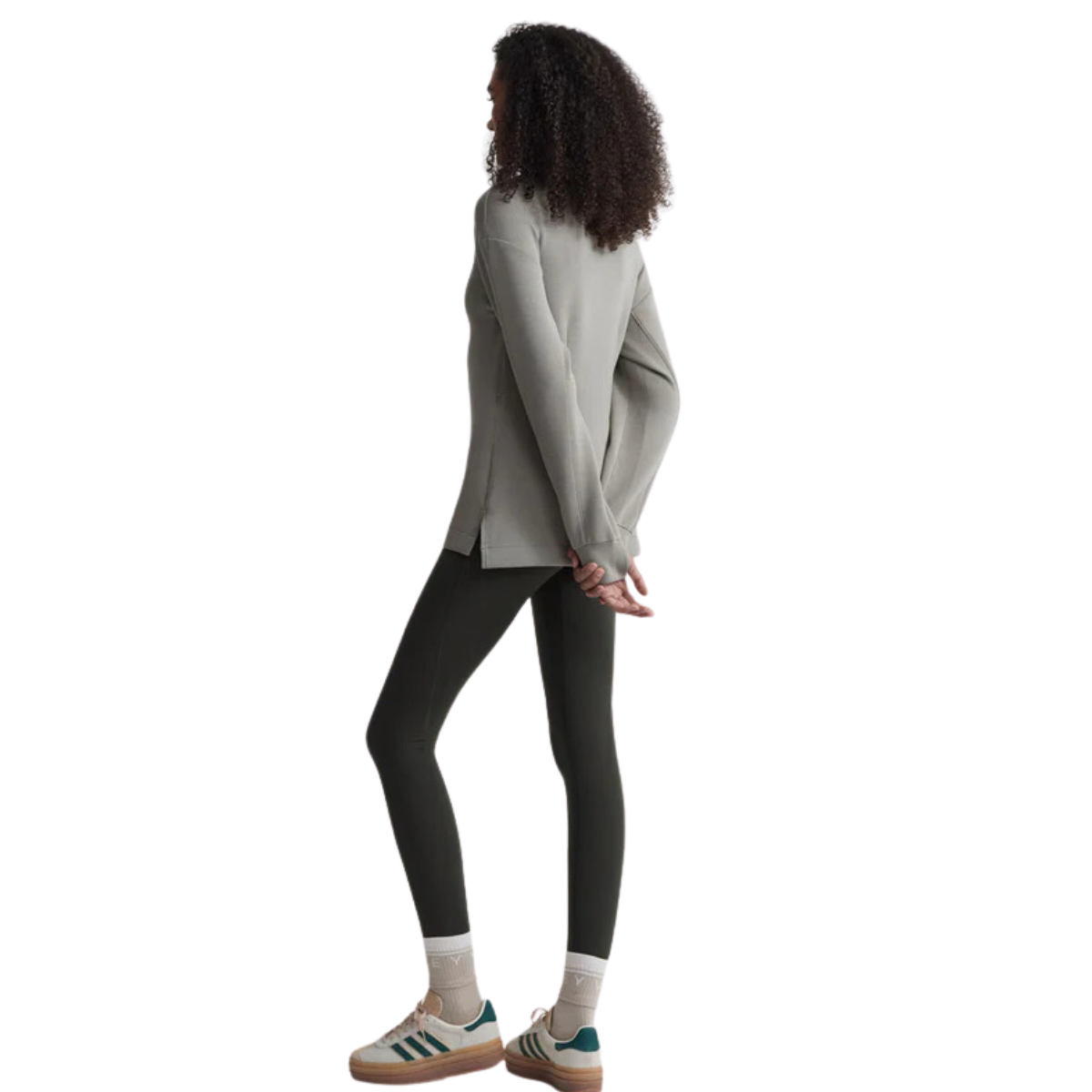 Cleo Half Zip Midlayer Gravity Sage